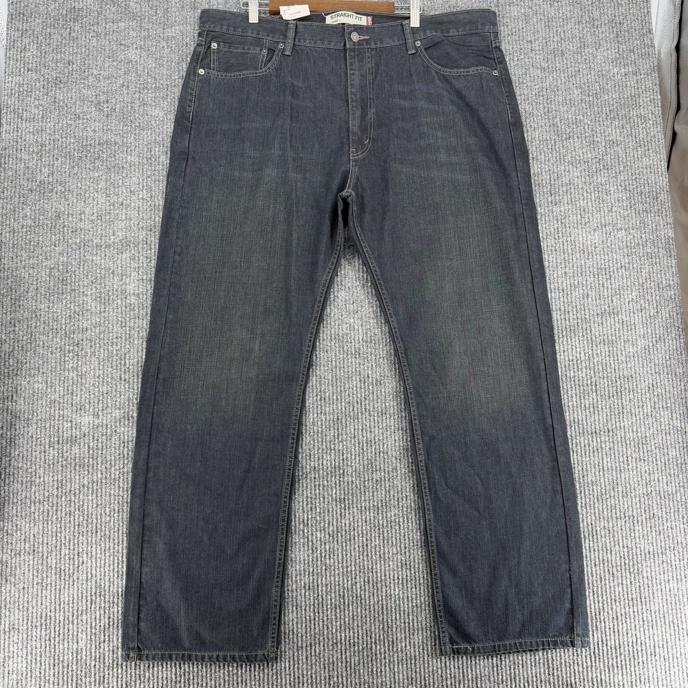 Levis 505 Jeans Mens 42x32 New Dark Wash Straight Leg Big Tall Classic